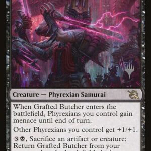 March of the Machine Promos - 109p - Grafted Butcher - Rare - B - Foil - Promo (Front)