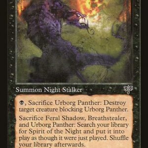 The List - MIR-150 - Urborg Panther - Common - B - Non-foil (Front)