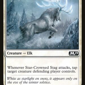 The List - M19-38 - Star-Crowned Stag - Common - W - Non-foil (Front)