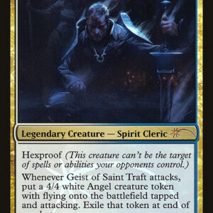 World Magic Cup Qualifiers - 2014 - Geist of Saint Traft - Mythic - WU - Foil - Promo (Front)