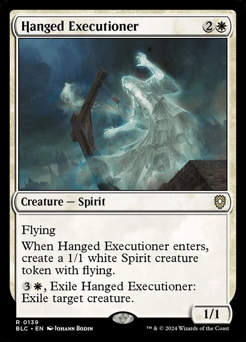 Bloomburrow Commander - 139 - Hanged Executioner - Rare - W - Non-foil (Front)