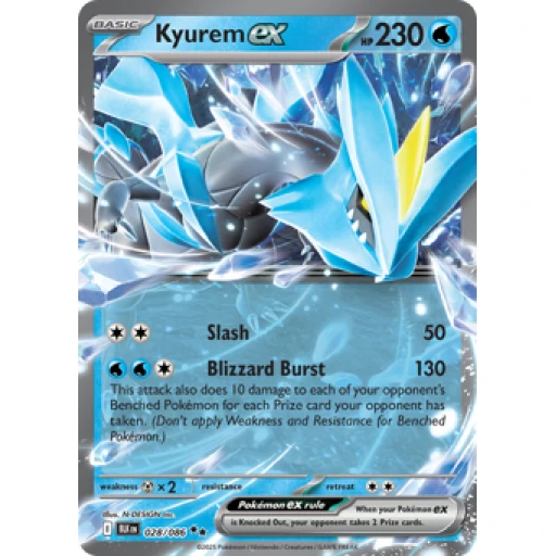 Black Bolt - 028/086 - Kyurem ex - Holo