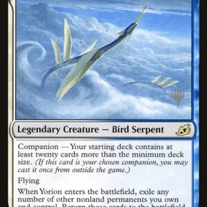 Ikoria: Lair of Behemoths Promos - 232p - Yorion, Sky Nomad - Rare - WU - Non-foil - Promo (Front)