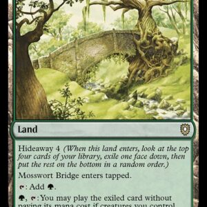 Bloomburrow Commander - 317 - Mosswort Bridge - Rare - C - Non-foil (Front)