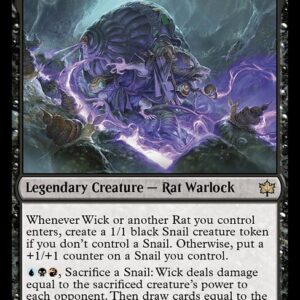 Bloomburrow - 120 - Wick, the Whorled Mind - Rare - B - Non-foil (Front)