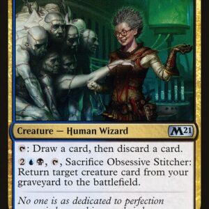 The List - M21-223 - Obsessive Stitcher - Uncommon - UB - Non-foil (Front)