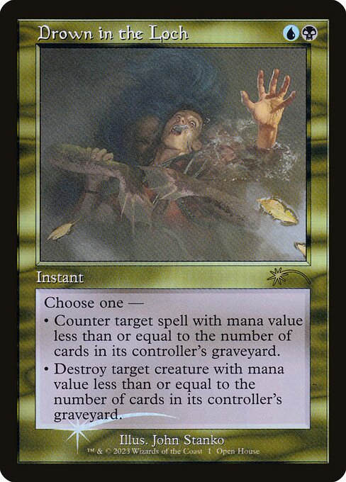 Wizards Play Network 2023 - 4 - Drown in the Loch - Rare - UB - Foil - Promo (Front)