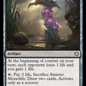 Bloomburrow - 113 - Sinister Monolith - Uncommon - B - Non-foil (Front)