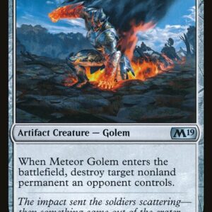 The List - M19-241 - Meteor Golem - Uncommon - C - Non-foil (Front)