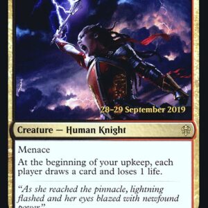 Throne of Eldraine Promos - 203s - Stormfist Crusader - Rare - BR - Foil - Datestamped Promo (Front)