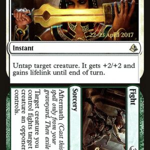 Amonkhet Promos - 220s - Prepare // Fight - Rare - WG - Foil - Datestamped Promo (Front)