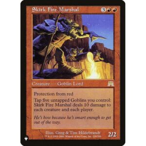 The List - ONS-229 - Skirk Fire Marshal - Rare - R - Non-foil (Front)