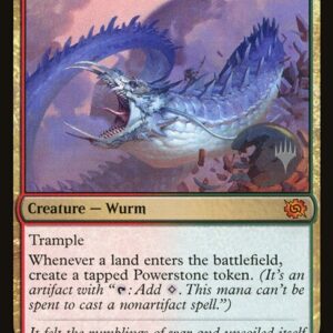 The Brothers' War Promos - 220p - Sarinth Greatwurm - Mythic - RG - Non-foil - Promo (Front)