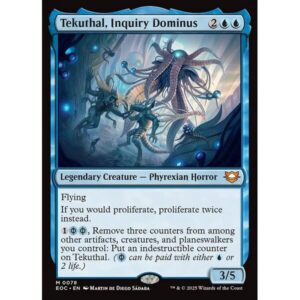 Edge of Eternities Commander - 78 - Tekuthal, Inquiry Dominus - Mythic - U - Non-foil (Front)