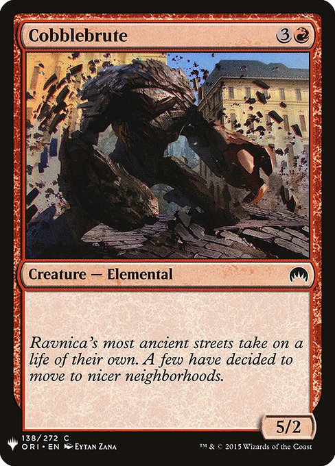 The List - ORI-138 - Cobblebrute - Common - R - Non-foil (Front)