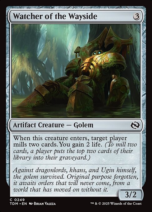 Tarkir: Dragonstorm - 249 - Watcher of the Wayside - Common - C - Foil (Front)