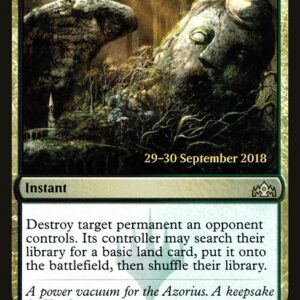 Guilds of Ravnica Promos - 152s - Assassin's Trophy - Rare - BG - Foil - Datestamped Promo (Front)