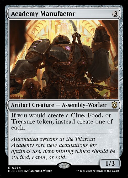 Bloomburrow Commander - 264 - Academy Manufactor - Rare - C - Non-foil (Front)