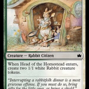 Bloomburrow - 216 - Head of the Homestead - Common - WG - Non-foil (Front)
