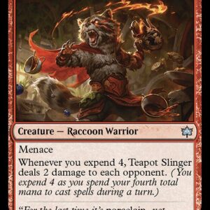 Bloomburrow - 157 - Teapot Slinger - Uncommon - R - Non-foil (Front)
