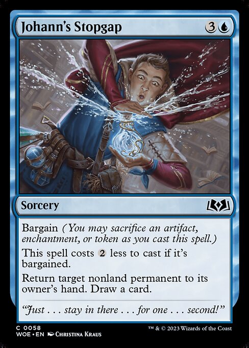 Wilds of Eldraine - 58 - Johann's Stopgap - Common - U - Non-foil (Front)