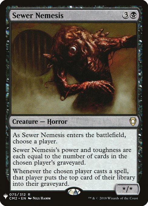 The List - CM2-75 - Sewer Nemesis - Rare - B - Non-foil (Front)