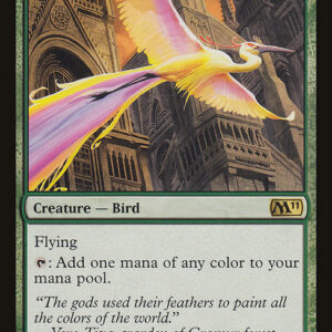 Magic 2011 - 165 - Birds of Paradise - Rare - G - Foil (Front)