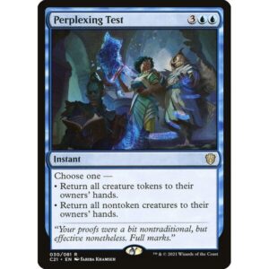 Commander 2021 - 30 - Perplexing Test - Rare - U - Non-foil (Front)