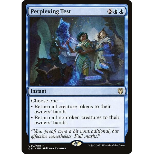 Commander 2021 - 30 - Perplexing Test - Rare - U - Non-foil (Front)