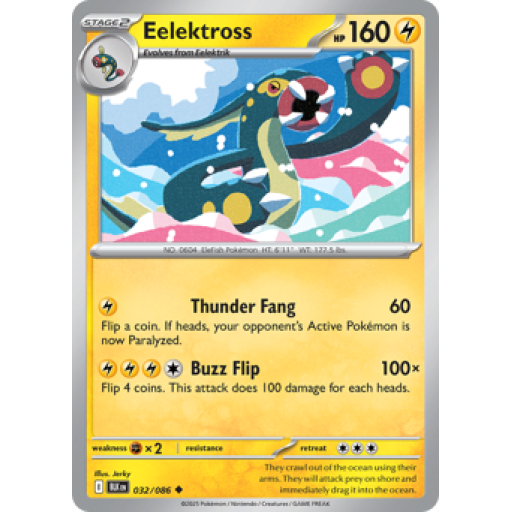 Black Bolt - 032/086 - Eelektross - Reverse Holo