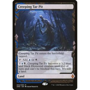 Zendikar Rising Expeditions - 24 - Creeping Tar Pit - Mythic - C - Non-foil (Front)