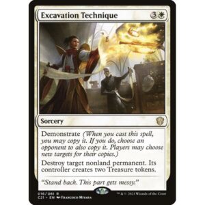 Commander 2021 - 16 - Excavation Technique - Rare - W - Non-foil (Front)