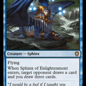 Bloomburrow Commander - 175 - Sphinx of Enlightenment - Mythic - U - Non-foil (Front)