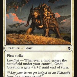 The List - BFZ-40 - Ondu Greathorn - Common - W - Non-foil (Front)