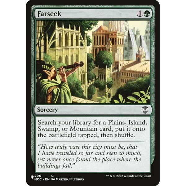 The List - NCC-290 - Farseek - Common - G - Non-foil (Front)