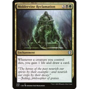Commander 2021 - 225 - Moldervine Reclamation - Uncommon - BG - Non-foil (Front)