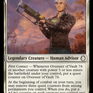 Fallout - 19 - Overseer of Vault 76 - Rare - W - Non-foil (Front)