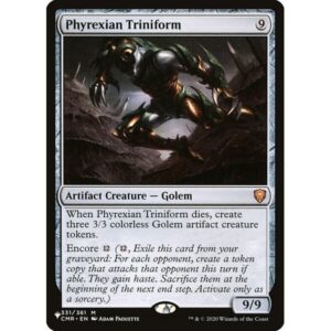 The List - CMR-331 - Phyrexian Triniform - Mythic - C - Non-foil (Front)