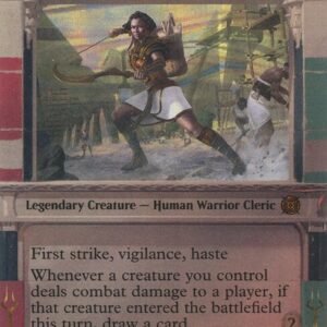 March of the Machine: The Aftermath - 224 - Samut, Vizier of Naktamun - Mythic - RG - Foil (Front)