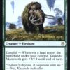 Zendikar Rising Promos - 189s - Kazandu Mammoth // Kazandu Valley - Rare - C - Foil - Datestamped Promo (Front)