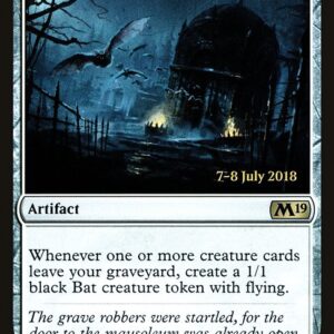 Core Set 2019 Promos - 230s - Desecrated Tomb - Rare - C - Foil - Datestamped Promo (Front)