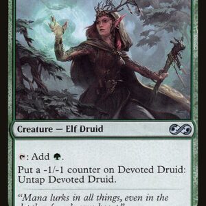 The List - UMA-162 - Devoted Druid - Uncommon - G - Non-foil (Front)