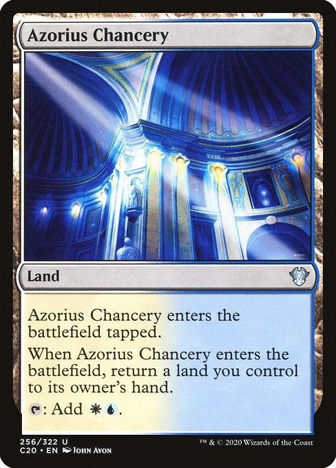 Commander 2020 - 256 - Azorius Chancery - Uncommon - C - Non-foil (Front)
