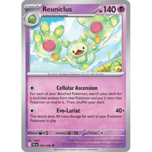 Black Bolt - 039/086 - Reuniclus - Reverse Holo