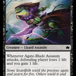 Bloomburrow - 82 - Agate-Blade Assassin - Common - B - Non-foil (Front)