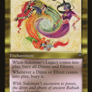 Visions - 138 - Suleiman's Legacy - Rare - WR - Non-foil (Front)