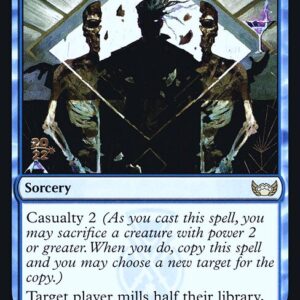 Streets of New Capenna Promos - 38s - Cut Your Losses - Rare - U - Foil - Datestamped Promo (Front)