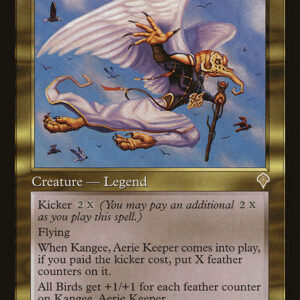 Invasion - 253 - Kangee, Aerie Keeper - Rare - WU - Non-foil (Front)
