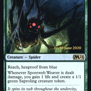 Core Set 2021 Promos - 208s - Sporeweb Weaver - Rare - G - Foil - Datestamped Promo (Front)