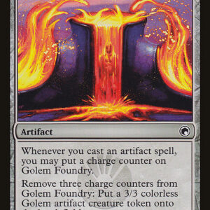 Scars of Mirrodin - 160 - Golem Foundry - Common - C - Non-foil (Front)